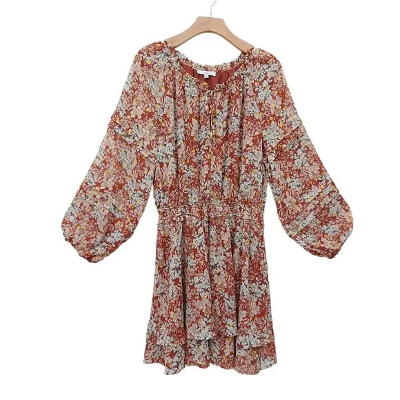 slim fit dress slacks Sheer Jacquard Floral Fit And Flare Dress | Dresses & Jumpsuits main image 1